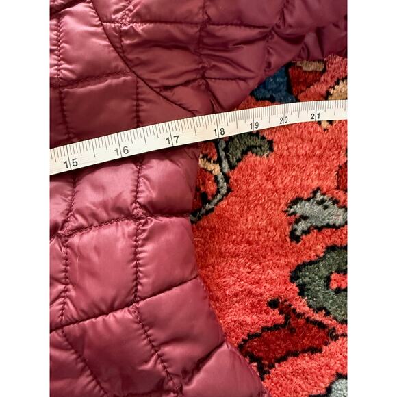 The North Face Women's Small Thermoball Jacket Coat Puffer Puffy Red Maroon - Picture 12 of 12